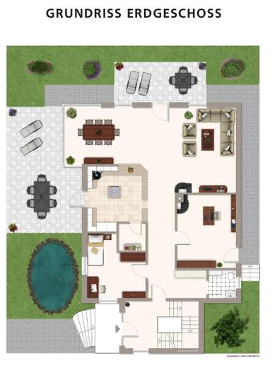 RESERVIERT  A+ Familienhaus mit Wärmepumpe, PV-Anlage & 1.355 m² Grundstück im Landkreis Dachau – Grundriss EG