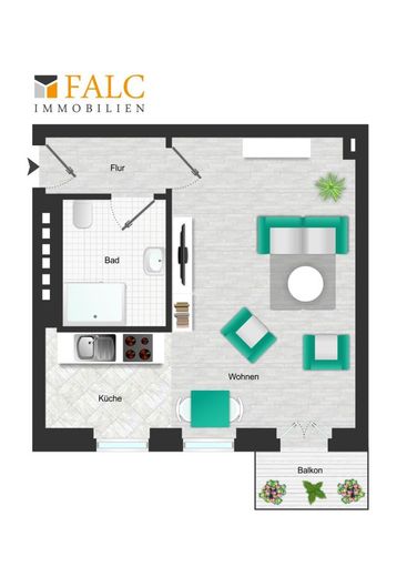 Zentrale Lage, sichere Mieteinnahmen - Gepflegte Wohnung als Investment – Grundriss Erich-Weinert-Strasse 30