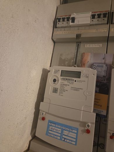 Modernisierter Stromzähl.+FI