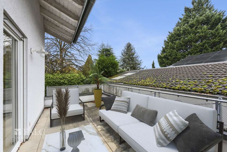 Moderne 3-Zimmerwohnung im Hochparterre in ruhiger Lage von Karlsruhe-Grünwettersbach – Visualisierung: Entspannen