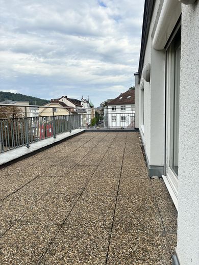 Dachterrasse mit Blick City