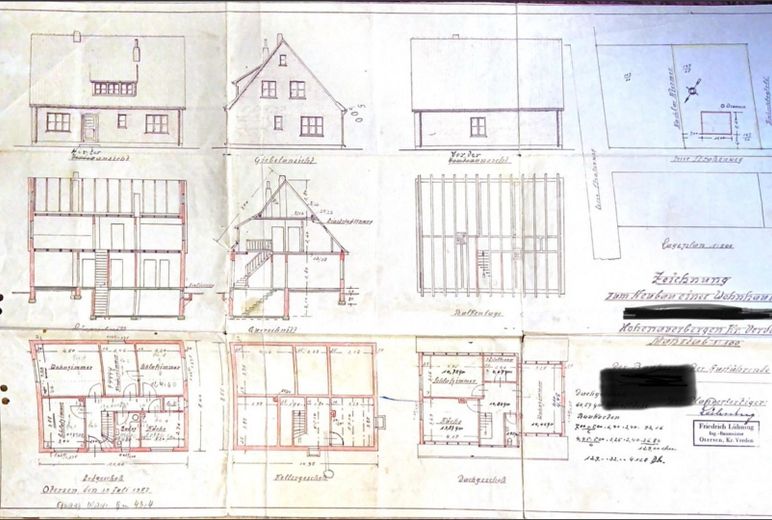 Grundriss Haus 1