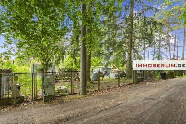 IMMOBERLIN.DE - Herrliches Baugrundstück am Waldrand nahe Wandlitzer See