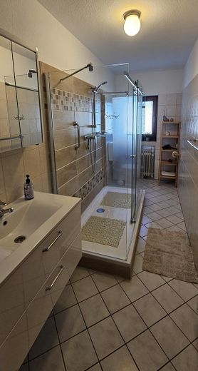 Badezimmer Dusche und Toilette
