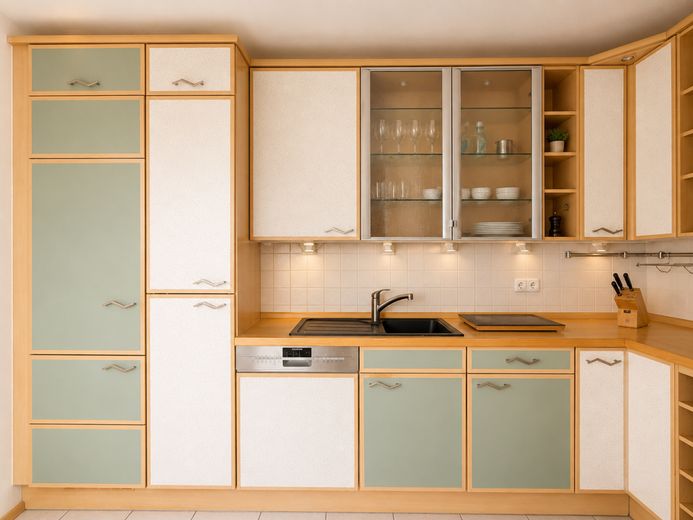*Schöne DG-Maisonnette-Wohnung mit Fernblick* – Küche