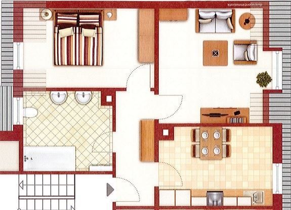 Gemütliche 2-Zimmer mit Laminat und Wannenbad in ruhiger Lage! – Grundriss_dgli