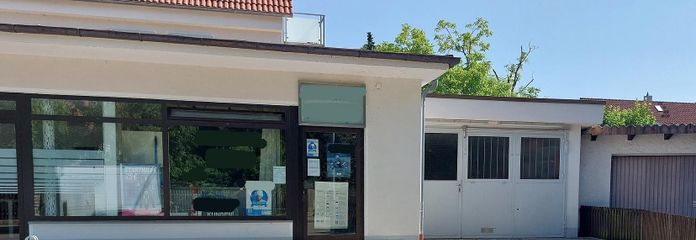 Repräsentative Büro- oder Verkaufsfläche mit großzügigem Lager und Garage - Provisionsfrei – Aussenansicht Mietfläche