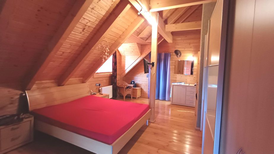 Individueel blokhuis – 1. Stock Schlafzimmer