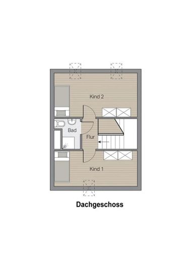 Commission-free terraced house living area 150sqm plot 230sqm Kattenesch – Foto 3