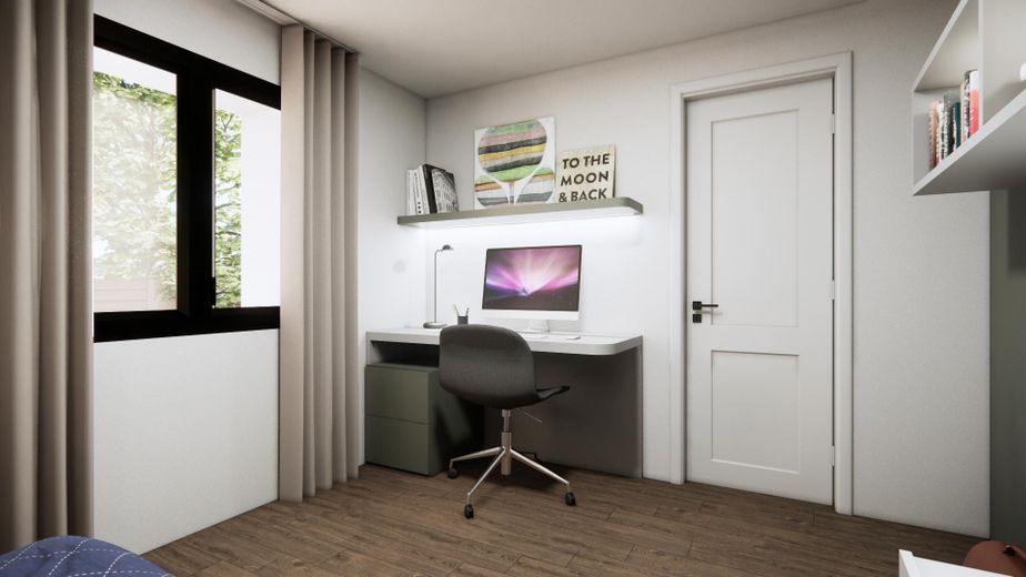 Wohnung 3 - Kinderzimmer/Büro