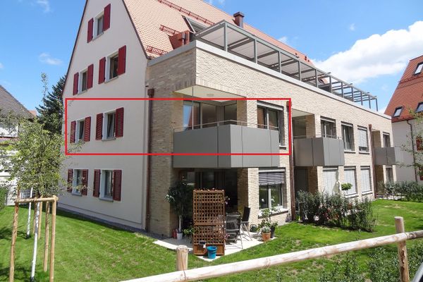 Nieuwbouw eerste bewoning: hoogwaardig 4-kamerappartement op toplocatie in de Klosterhof in Ulm-Söflingen