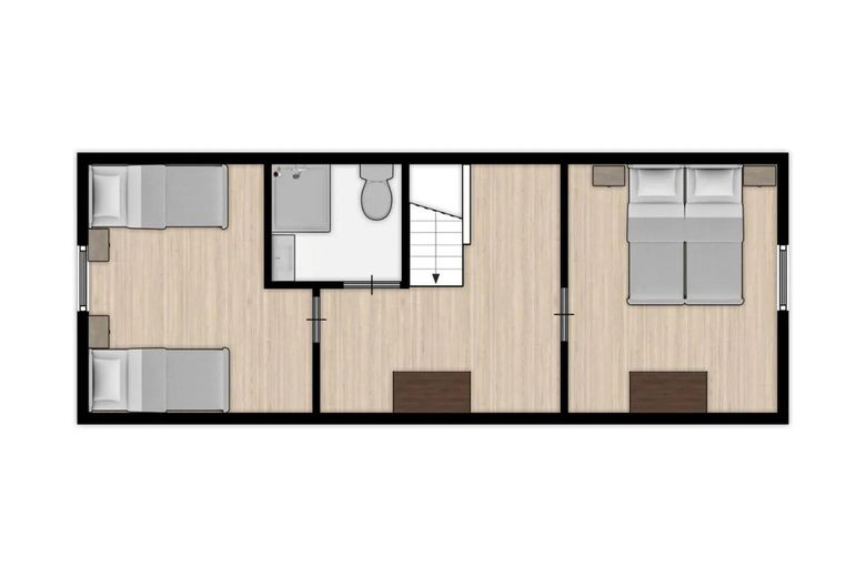 Reihenhaus mit eigenem Bootssteg und Garten – DG