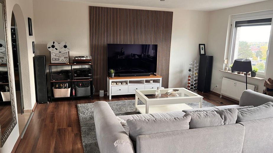 Penthouse sur les toits de Wolfenbüttel – Wohnzimmer