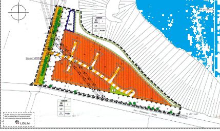 Seegrundstück LK Cuxhaven ca. 970 m² 1. Reihe, Panorama-Seeblick, 1a-Lage von 21745 Hemmoor – Lageskizze Baugebiet Kreidesee