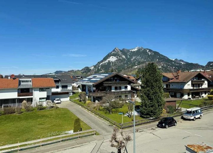 Frei zum November! Schöne 4-Zi-Whg in Sonthofen/Allgäu – Nordseite Aussicht
