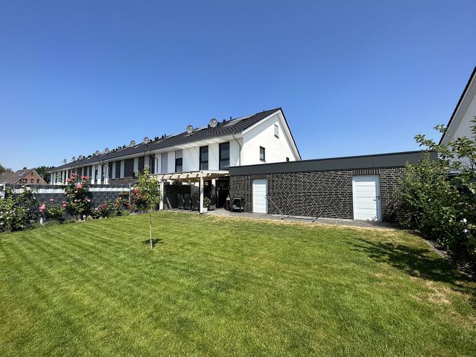 Gartenansicht des Hauses