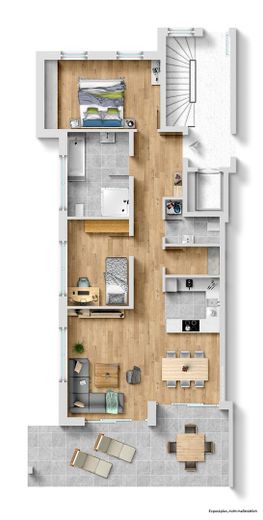 Grundriss, visualisiert