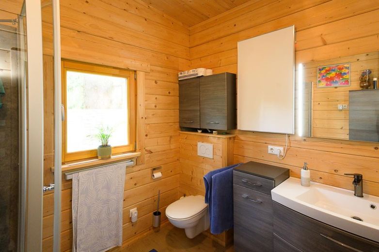 Mobilhome - Holzbohlenhaus 91qm Wohnfläche auf einer Ebene – Foto 8