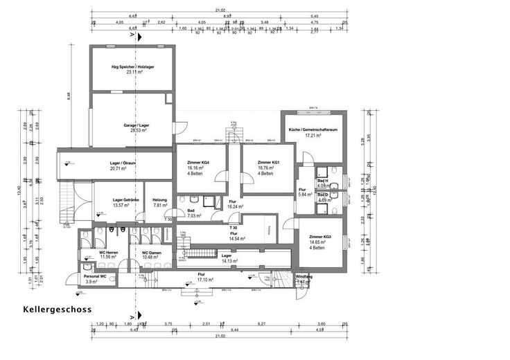 Grundriss Untergeschoss
