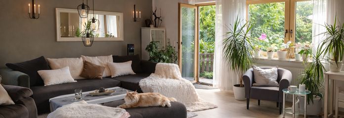 Wohnzimmer 1.OG - Balkonblick