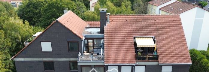 Maisonette mit Kamin und Dachterrasse │ Ihre neue Wohnung über den Dächern von Leverkusen