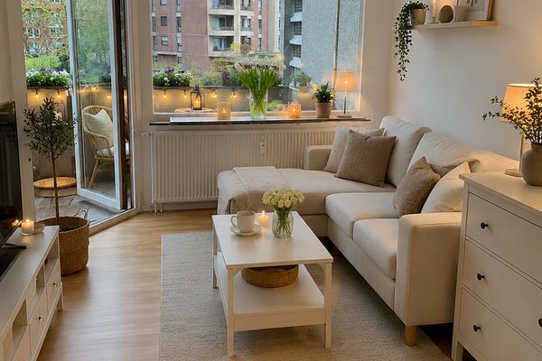 Appartement 1 pièce situé au centre avec balcon, meublé à Aix-la-Chapelle