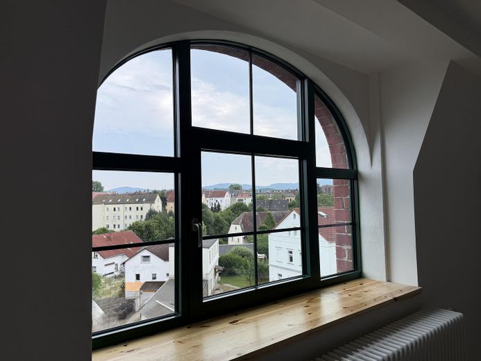 Renovated, air-conditioned office unit in a historic building – Ausblick süd
