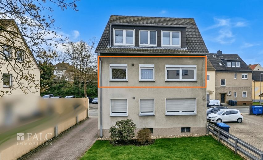 Ihr modernes Nest in Westerholt: Frisch saniertes Juwel für Singles &amp; Paare! – Rückansicht