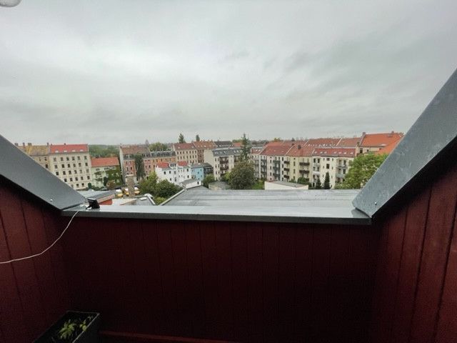 Großzügige Eigentumswohnung Maisonette - im Leipziger Südosten (Anger-Crottendorf) – Balkon im oberen Bereich