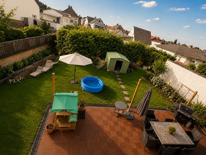 Architektenhaus mit 7 m Galerie, Travertin-Treppe, KNX und großem Privatgarten in Braunshardt – Foto 18