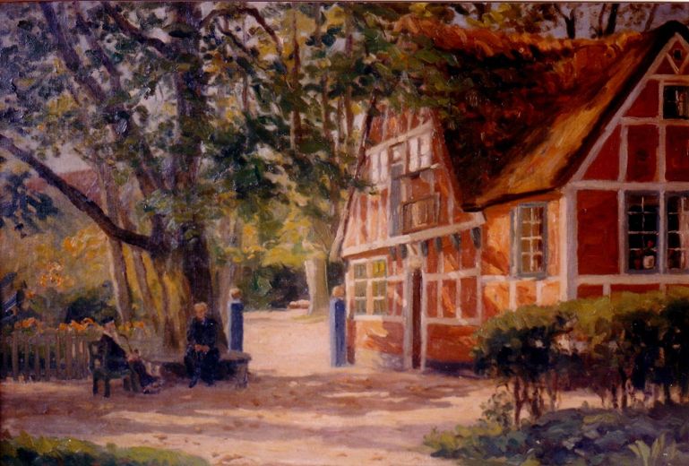 Die Schleuse vor 125 Jahren