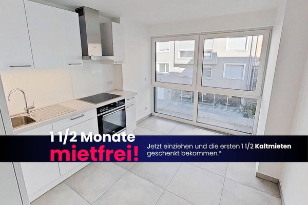 Licht 3-kamerappartement met BALKON en ingerichte keuken in het westen van Stuttgart