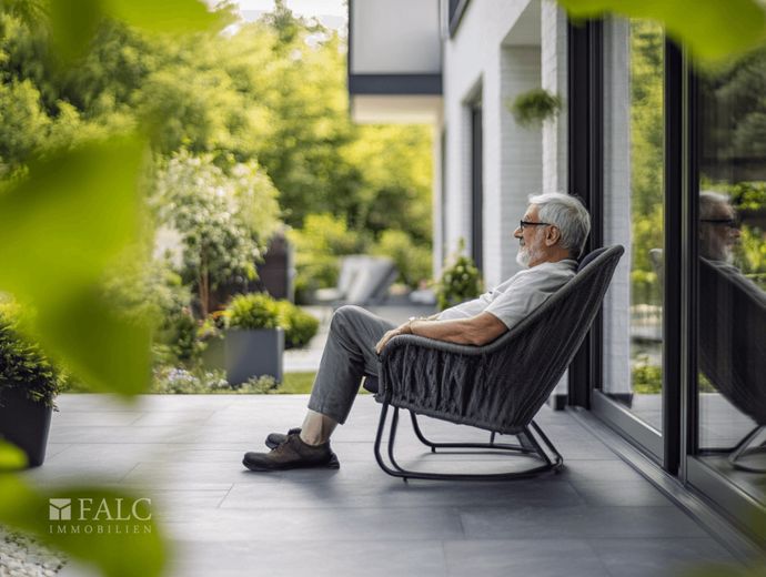 Zeitlos und stilvoll - 3-Zimmer mit echtem Wohnwert – Terrassenbeispiel