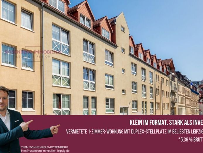 Klein kaufen, clever investieren: 
Vermietetes Apartment mit 5,36 % Bruttorendite 
in Altlindenau! – Photo 1