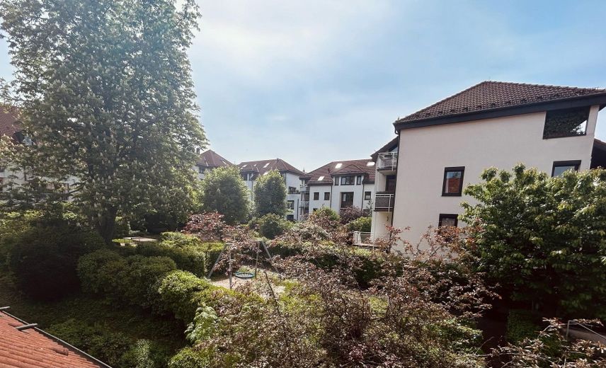 Loggia mit Blick ins Grüne