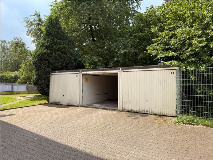 Garage in Datteln zu vermieten – Garage Außenansicht