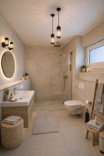 Badezimmer EG möbliert