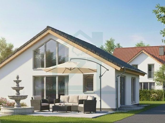 Exklusiver Bungalow NEUBAU mit Panoramafenster inklusive 335 m² Grundstück in Jena-Winzerla – Foto 1