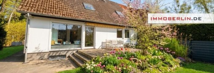 IMMOBERLIN.DE - Casa bifamiliare di charme con giardino esposto a sud in posizione ambita vicino ai Wannsee