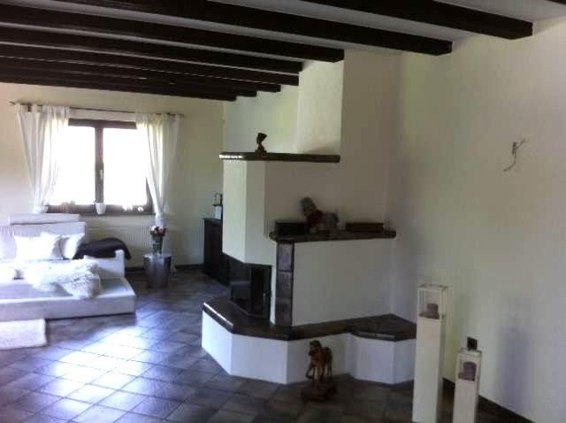 Kamin im Wohnzimmer EG