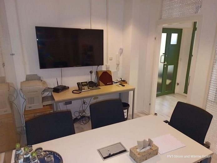 Besprechung mit Technik