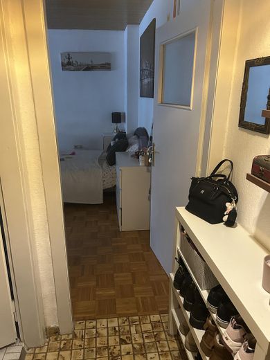 Flur mit Blick in Wohnraum