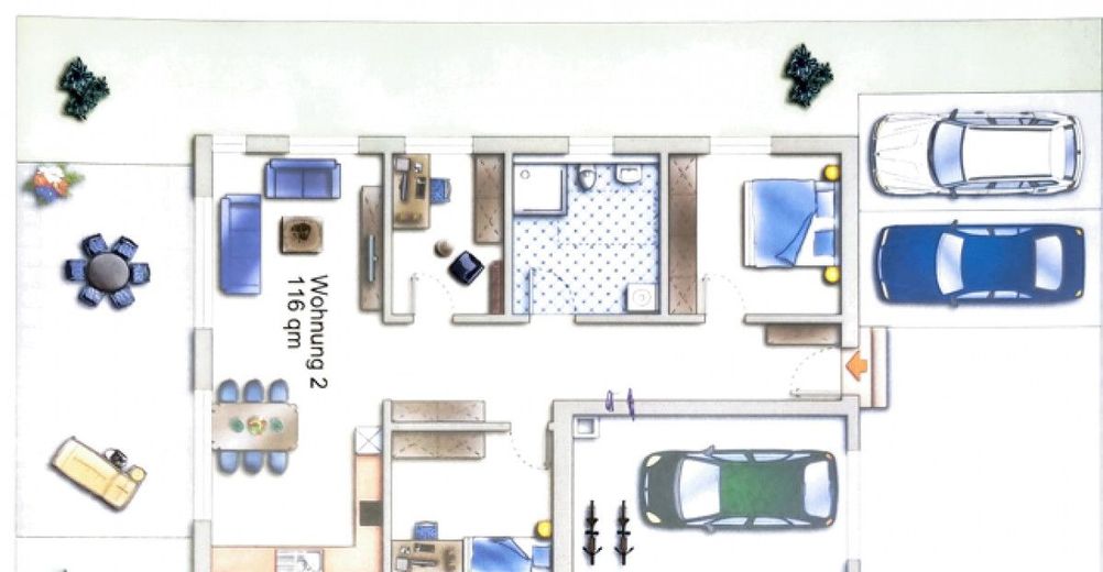 Wunderschöne, helle 4 Zimmer Wohnung mit großer Terrasse und Tageslichtbad – Bild 6