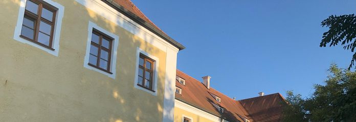 Hausansicht-Garten