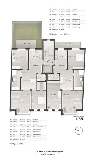 Regenerativ Heizen & Kühlen: Exclusiver Neubau in Alt-Köpenick – vom Eigentümer (Mietkauf möglich) – K6_GR-OG1