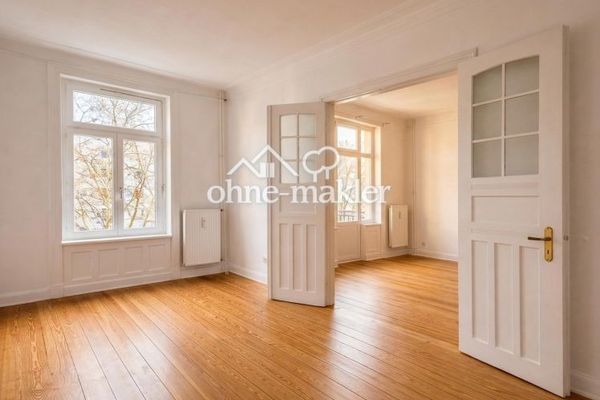3 pok. mieszkanie w starej zabudowie Eimsbüttel, zmodernizowane, wysokie sufity, drewniane deski, sztukaterie, ok. 70 m², wolne/gotowe do zamieszkania