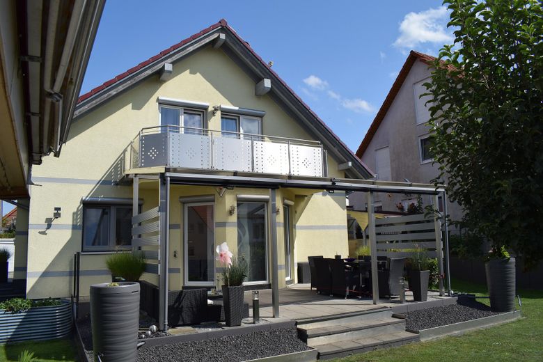 Haus/Gartenblick