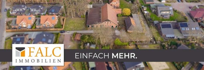 Resthof mit Scheune und über 10.000 m² Grundstück – attraktives Entwicklungspotenzial in Wiefelstede