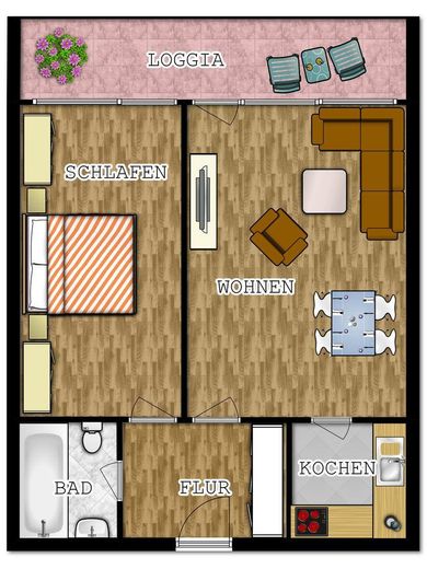 Bad Malente - Zweizimmer-Wohnung am Dieksee mit Seeblick – फोटो 10