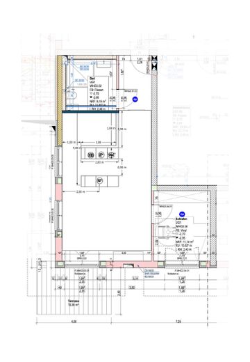 2,5 Zi. Grundriss Wohnung 3